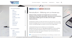 Desktop Screenshot of fernstudiumweb.de