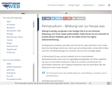 Tablet Screenshot of fernstudiumweb.de